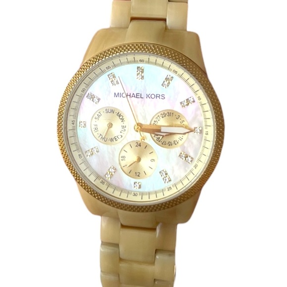 Michael Kors Women\'s MK5039 Ritz Horn Gold Watch main image 5